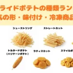 フライドポテト　種類