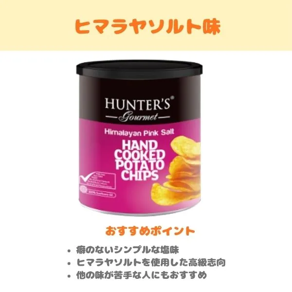 ハンターズ ヒマラヤソルト味の製品紹介画像